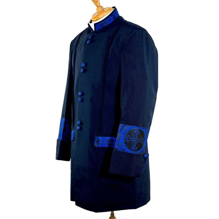 Clergy Jacket CJ029 (Navy Blue-Royal/Blacklt)