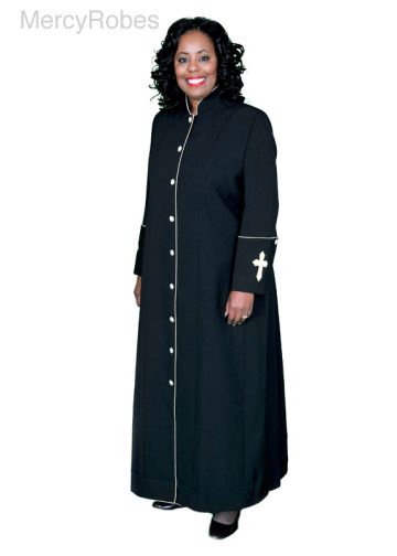 Womens Robe LR117 (Black/Gold)