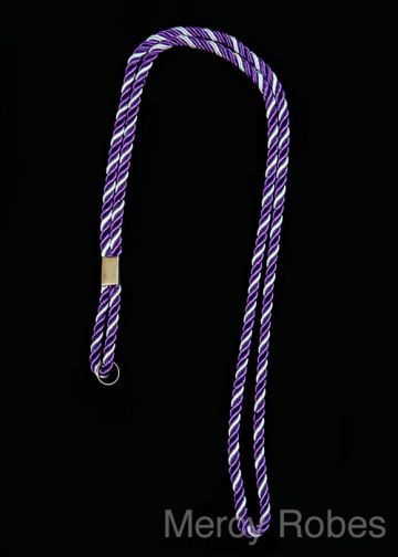 Clergy Cord (Purple/Silver)