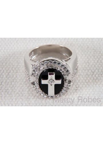 Pastor Clergy Ring Style Subs786 (Black)