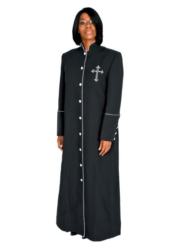 Womens Robe Style LR 136 (Black/White)