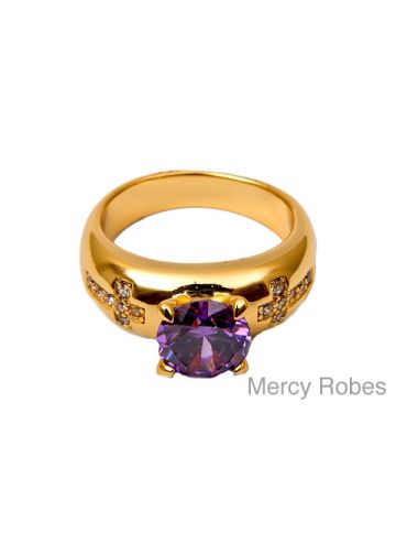 Womens Clergy Bishop Ring Subs 998 ( G Purple)