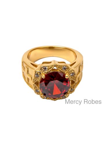 Womens Clergy Apostle Ring Subs525 (Red)