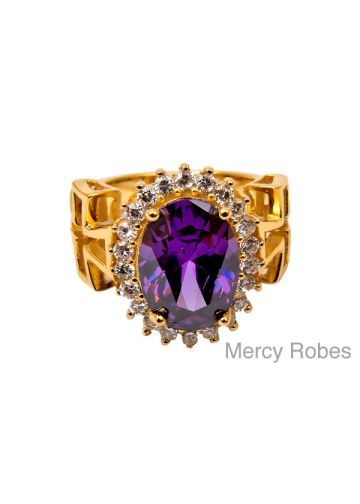 Womens Clergy Bishop Ring Subs515 (G Purple)