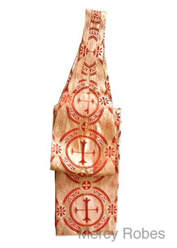 Liturgical Traditional Tippet (Gold/Red LT)