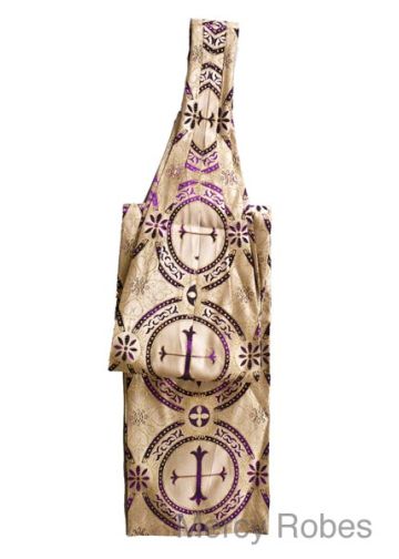 Liturgical Traditional Tippet (Gold/Purple LT)