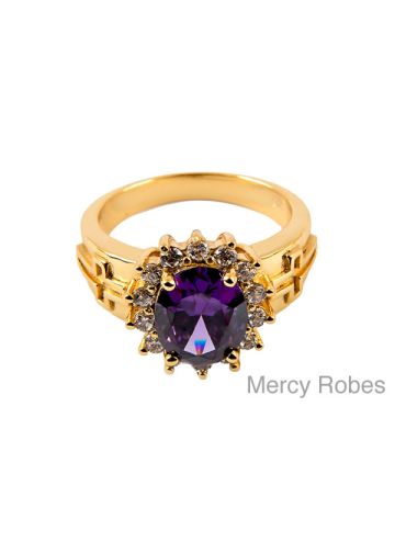 Womens Clergy Bishop Ring Subs513 (Purple)