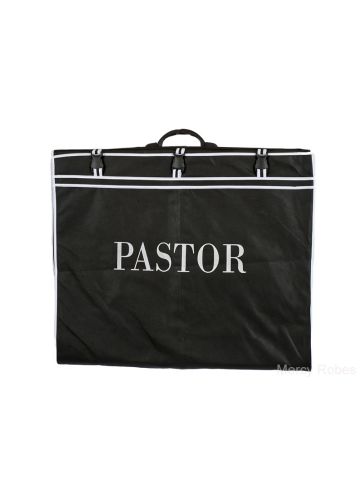 Pastor Vestment Carrying Bag (Black/White)