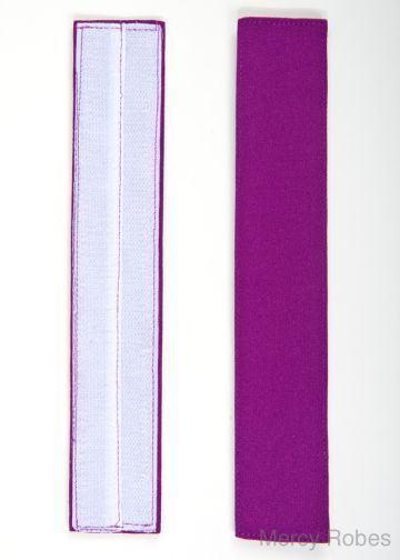 Velcro Bands For Mercy Robes Rochet (Red Purple)