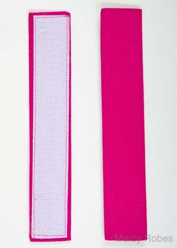 Velcro Bands For Mercy Robes Rochet (Fuchsia)