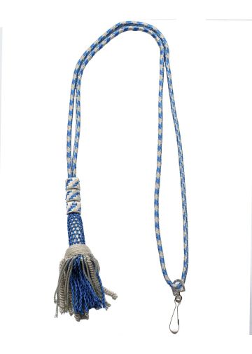 Bishop Tassel Pectoral Cord (Royal Blue/Silver)