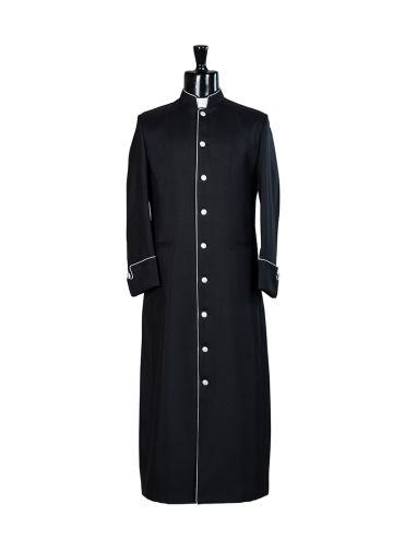 Clergy Robe Style Bpf106 (Black/White)