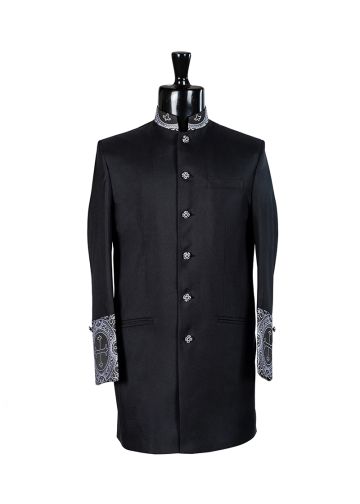 Clergy Jacket 001 (Black/Black-Silver LT)