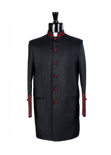 Clergy Jacket 002 (Black/BlackRed LT)