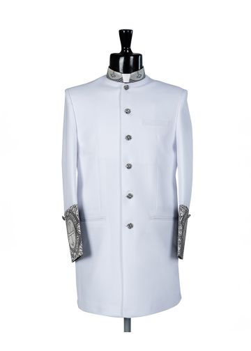 Clergy Jacket 003 (White Silver/Black LT)