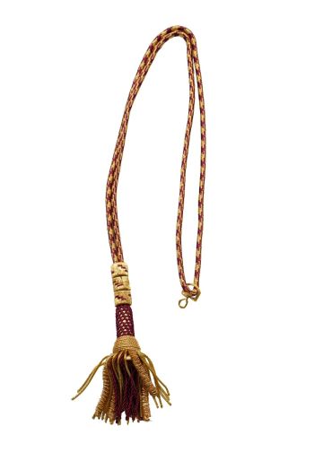 Bishop Tassel Pectoral Cord Style 01 (Burgundy/Gold)