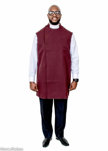 Clergy Apron (Burgundy)