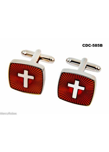 2 PC Cross Cufflinks Style Cdc-585-B