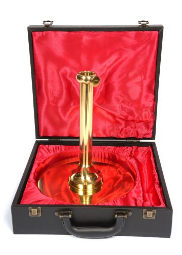 Bishop Crozier Brass Stand with Case Stand for Pastoral Staff, CS-01-XN