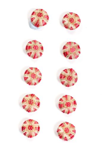 Buttons (Red/Gold Lt) 203