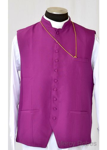 Clergy Vest (Red Purple)