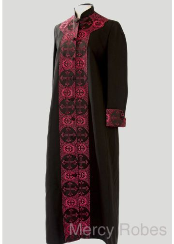 Womens Robe LR110 (Black/Blk-Fuchsia)