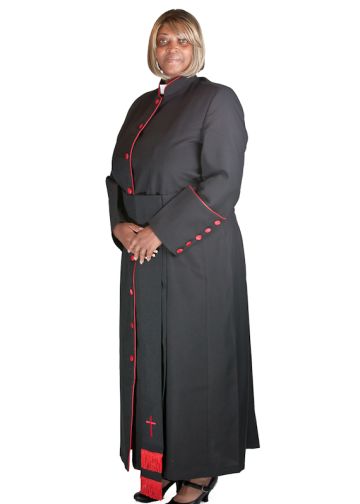 Robe Style LR111(Black/Red) With Band Cincture