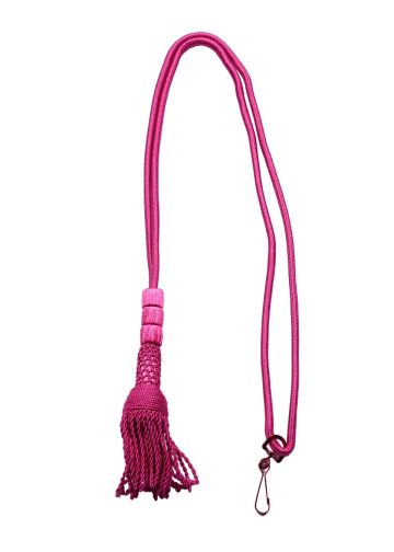 Bishop Tassel Pectoral Cord 01 (Fuchsia)