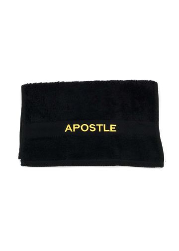 Preaching Hand Towel Apostle (Black/Gold)