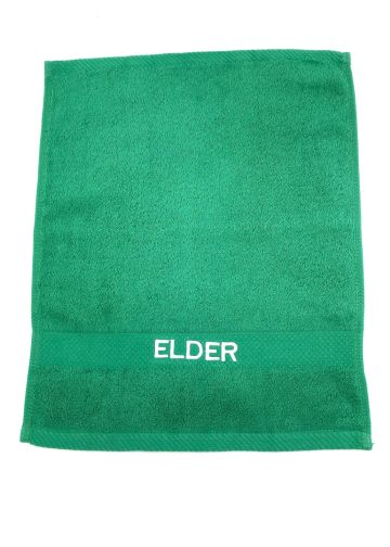 Preaching Hand Towel Elder (Green/White)