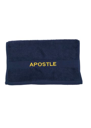 Preaching Hand Towel Apostle (Navy/Gold)