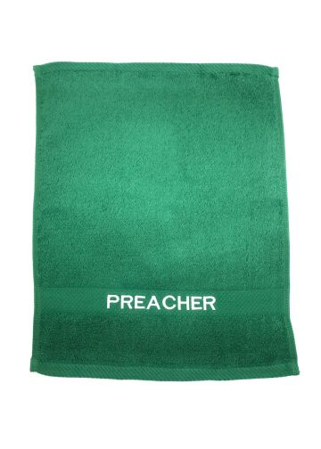 Preaching Hand Towel Preacher (Green/White)