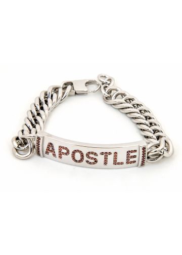 Mens Bracelet Silver (Apostle) Sr