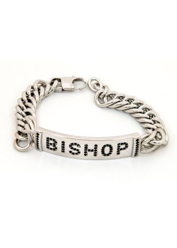 Mens Bracelet Silver (Bishop) Sb