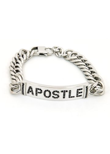 Mens Bracelet Silver (Apostle) Sb