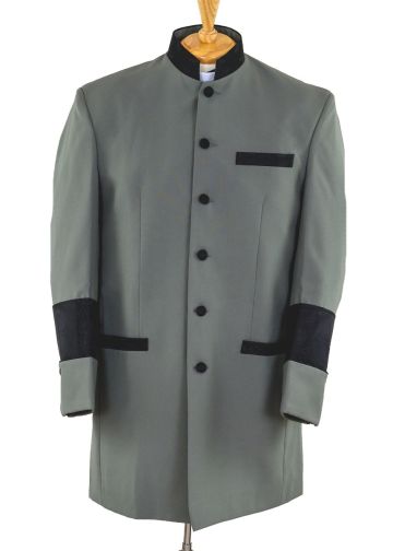 Clergy Jacket CJ011 (Grey/Black LT)