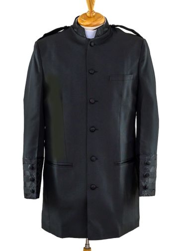 Clergy Jacket CJ010 (Black/Black LT)