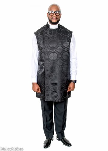 Clergy Apron (Black LT)