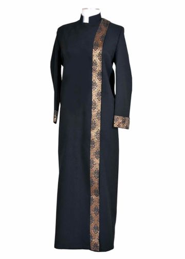 Womens Robe LR101 (Black/Gold)