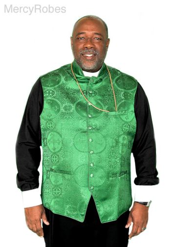 Liturgical Clergy Vest (Green)