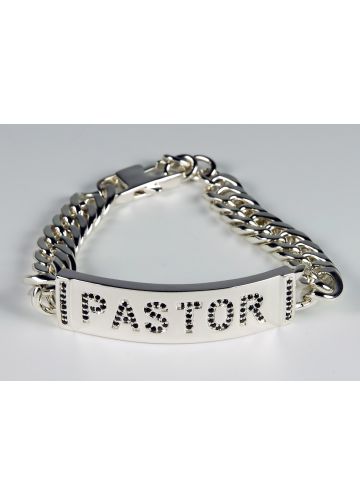 Mens Bracelet Silver (Pastor) Sb