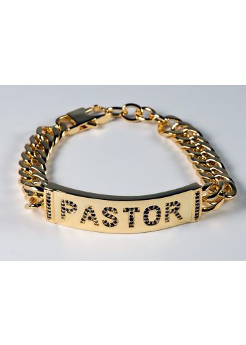 Mens Bracelet Gold (Pastor) Gb