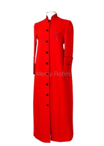 Womens Robe Style LR142 (Red/Black)