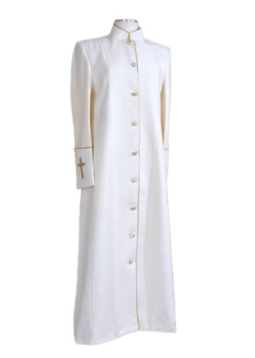 Womens Robe LR117 (Cream/Gold)