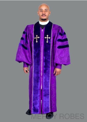 Pulpit Robe Style 1973 (Purple Liturgical)