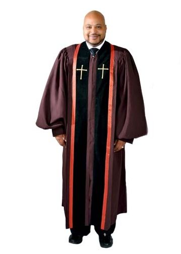 Pulpit Robe Style 06 (Brown)