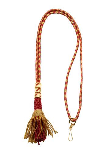 Bishop Tassel Pectoral Cord Style 01 (Red/Gold)