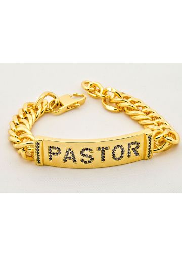 Mens Bracelet Gold (Pastor) Gp