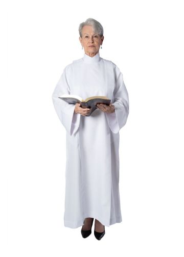 QUICK SHIP Womens Cassock-Alb (White)