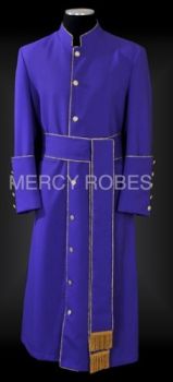 Mercy Robes Clergy Robes with Band Cincture - Mens Clergy